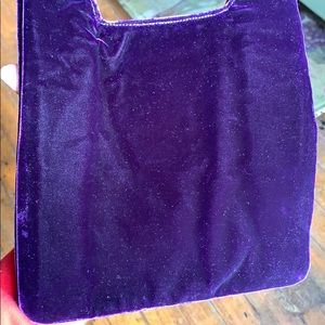 Hayward crushed velvet mini shopper. Violet 🟣🎉